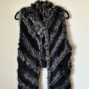 Marc by Marc Jacobs Rabbit Fur Vest